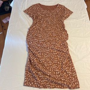 Isabel maternity body con midi dress